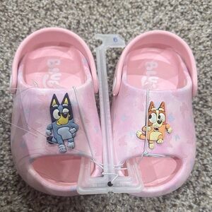 Kids bluey Pink Clogs